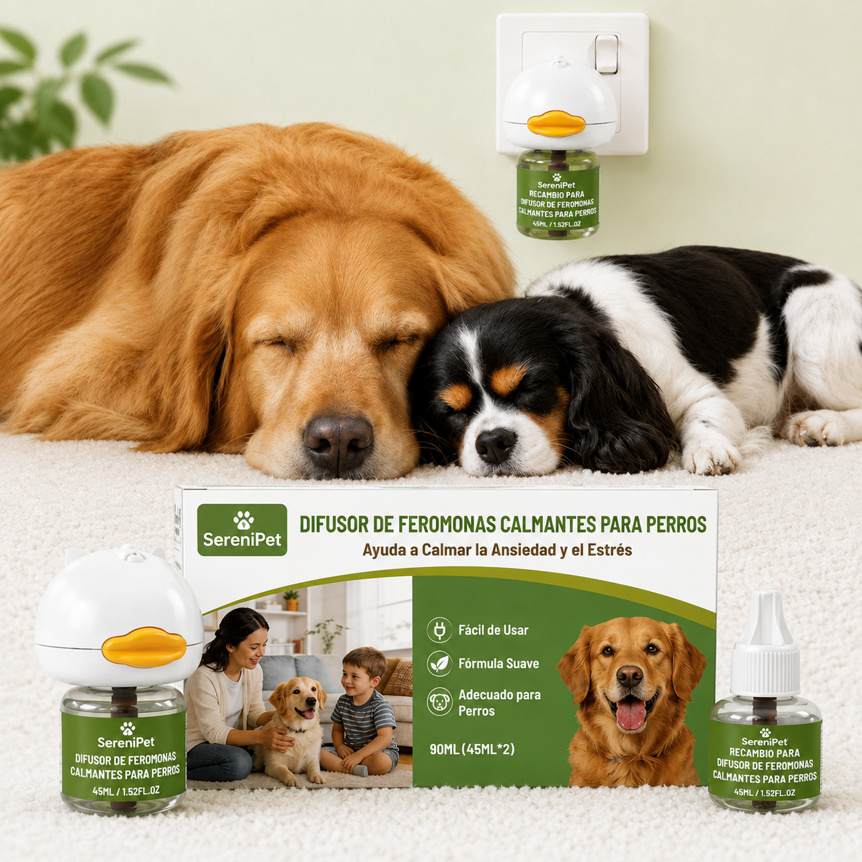 SereniPet™ Difusor Calmante para Perros